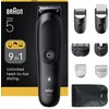 Image de Tondeuse cheveux et barbe - Série 5- BRAUN - AIO5540 - 120 min - 14 réglages - Noir