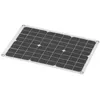 Image de Duokon Panneau de chargeur solaire Panneau Solaire USB 20W 18V Chargeur de Batterie Solaire Portable pour Voiture Bateau Yacht