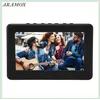 Image de ARAMOX TV portable Téléviseur LED Portable à écran Large de 7 Pouces Rechargeable Fonctionnant sur Batterie avec son fixation