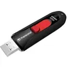 Image de Clé USB 2.0 Transcend JetFlash 590 - 16Go Noir/Rouge