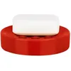 Image de TUBE Porte savon Grès - 2 6x11x11 cm - Rouge