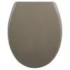 Image de Abattant wc EASY CLIP Thermo Dur Taupe - Charnières Inox Spirella