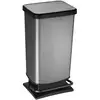 Image de Poubelle à pédale - 40L - Carbone - 7541010 ROTHO