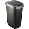Image de Poubelle Twist Noir/Anthracite 25L ROTHO/SUNDIS