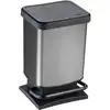 Image de Poubelle à pédale - 20L - Carbone - 7540008 ROTHO