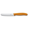 Image de Lot De 2 Couteaux De Table Ou À Tomate 10 Cm Orange - Swissclassic