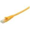 Image de Cordon de raccordement RJ-45 (M) pour RJ-45 (M) 3 m UTP CAT 6a - SECOMP - Jaune RAL 1004 - Moulé sans crochet
