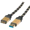 Image de Câble USB - ROLINE - 11.88.8878 - 08 m - USB 3.0 (3.1 Gen 1) - USB A - Micro-USB B