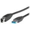 Image de Câble USB - ROLINE - USB 3.0 A-B (11.02.8871) - 3 m - Superspeed 5 Gbit/s - Noir