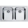 Image de FRANKE évier avec 2 bacs LOGICA LINE LLX 620-L (Inox satiné - Acier)
