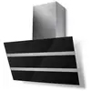 Image de Hotte Verticale Inclinée Steelmax 800mm Inox/verre Noir - Classe B - Dé Faber - 5513357