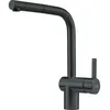 Image de Mitigeur à douchette - ATLAS NEO - Inox Noir - Douchette extractible - Monotrou - Finition mat