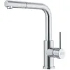 Image de Mitigeur dévier - FRANKE - Smart Glenda - Inox brossé - Bec extractible - 180° pivotant