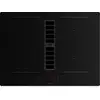 Image de Mepamsa Indu Max Bk 70 Noir Intégré 70 Cm Plaque Avec Zone À Induction 4 Zone(s) Hotte Intégrée