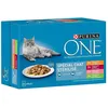 Image de Aliment Pour Chat StÃ©rilisÃ© One SpÃ©cial Chat StÃ©rilisÃ© EffilÃ©s En Sauce :B?uf Poulet Saumon Dinde 8 X 85g en occasion ou reconditionné