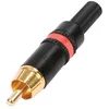 Image de Connecteur RCA - Neutrik - NE1031015 - Métal Noir - Audio - RCA Male