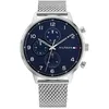 Image de Montre - Tommy Hilfiger - Leonard - Acier inoxydable - Étanchéité 5 ATM - Cadran bleu