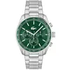 Image de Montre homme - LAC2011346 - Cadran vert - Bracelet acier inoxydable - Chronographe 5 ATM
