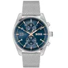 Image de Montre Chronographe à Quartz pour Homme Collection SKYTRAVELLER avec Bracelet en Cuir ou Acier Inoxydable