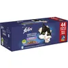 Image de FELIX Tendres Effilés en Gelée Viandes-Poissons - 44 x 85 g - Sachets fraîcheur pour chat adulte