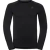 Image de Maillot de sport homme à manches longues Odlo Performance Warm EC - Noir/gris