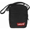 Image de Levi's® - Sacoche Rectangulaire Levi's® Noire Zippée Avec Le Logo Imprimé à L'avant - Noire TU