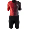 Image de Combinaison de triathlon X-Bionic Dragonfly 5G manche courte noir rouge - M