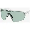 Image de Lunettes Scott Sport Shield blanc avec verres miroirs gris