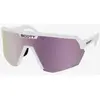 Image de Lunettes Scott Sport Shield blanc avec verres miroirs lilas