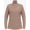 Image de T-shirt Odlo Run Easy Half Zip manches longues beige clair femme - XS