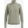 Image de Sweat Odlo Essentals Thermal Half Zip beige femme - S