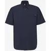 Image de Chemise Mammut Lenni à manches courtes bleu nuit - M