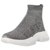 Image de Baskets montantes Nollen femme Guess Ref 58839 PEW Pewter