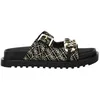 Image de Claquette Guess Femme Fatema logo 4G Noir Synthétique