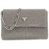 Image de Pochette - GUESS - Zalina Mini Flap Clutch - Argenté - 21x13x25 cm - Sac à épaule