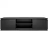 Image de Meuble tv moderne pour salon 140 cm - noir