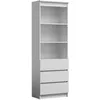 Image de CATANIA - Meuble de rangement avec casiers bureau/salon/chambre 30x60x180 - Bibliothèque contemporaine - Etagères livres déco