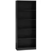 Image de FLORENCE - Bibliothèque contemporaine 5 niches salon/bureau/chambre 30x60x182 - Meuble de rangement multifonctionnel livres dèco