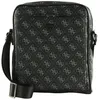 Image de GUESS Sac à épaule bandoulière noir gris pour homme Milano Top Zip Xbody With Front Pocket Dark Black 258872