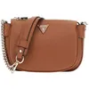 Image de GUESS Sac à épaule brun clair pour femme - Fedora Shoulder Bag Cognac 293177