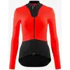 Image de Maillot Assos Dyora à manches longues rouge foncé noir femme - M