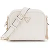 Image de GUESS Sac à épaule bandoulière crème pour femme - Aldina Camera Crossbody Bag Cream White 311761