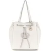 Image de GUESS Sac à épaule crème pour femme - Calebra Drawstring Tote Cream White 311418