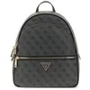 Image de GUESS Sac à dos de loisirs gris foncé noir pour femme - Manhattan II Backpack L Coal Logo 311407