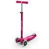 Image de Trottinette Maxi Deluxe LED - MICRO - Rose - Polyuréthane (PU) - Dès 5 ans