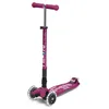 Image de Trottinette enfant Maxi Micro Deluxe pliable Baie Rouge LED