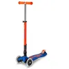 Image de Trottinette enfant Maxi Micro Deluxe pliable Néon Orange LED