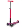 Image de Trottinette enfant Maxi Micro Deluxe pliable Néon Rose LED