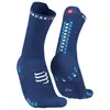 Image de Chaussettes Compressport Pro Racing v4.0 Run High bleu marine - T2