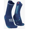 Image de Chaussettes Compressport Pro Racing v4.0 Run High bleu marine - T4